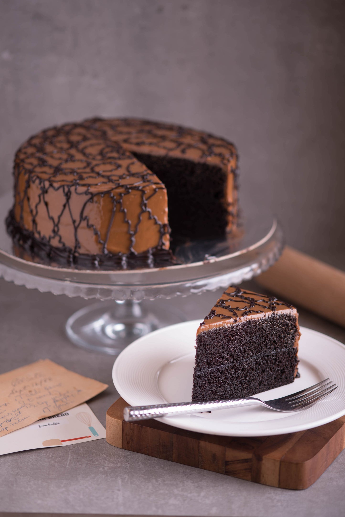 Chocolate Caramel Cake