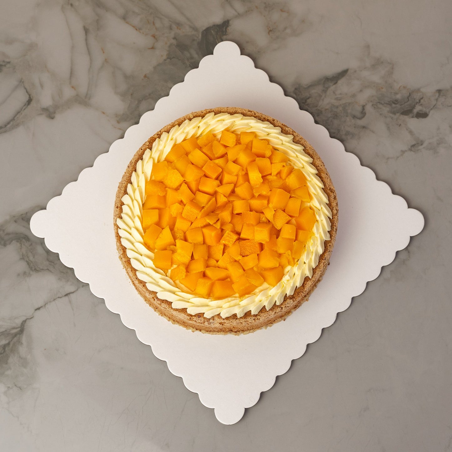 Mango Cashew Torte