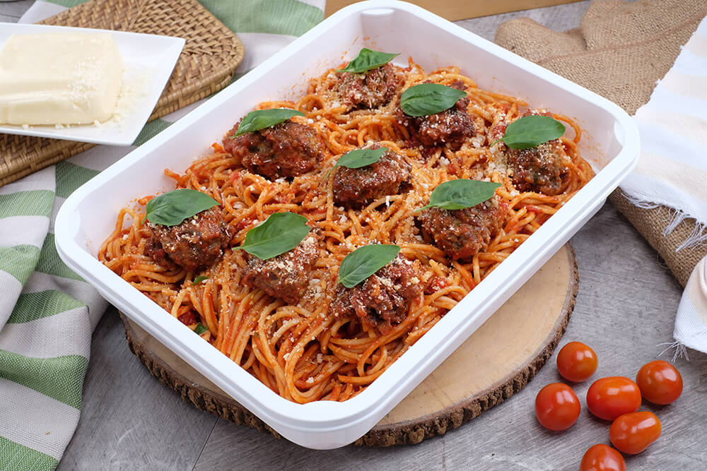 Spaghetti with Italian Meatballs