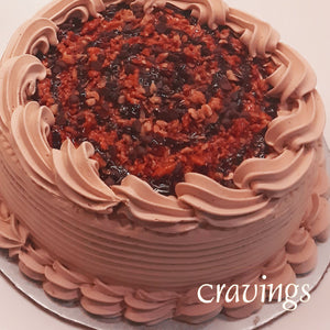 Mocha Praline Crunch Cake